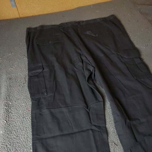 Boulder Creek Trading Cargo Pants Big Tall Mens Size 52 38L Black Cotton Chino K - Picture 7 of 7